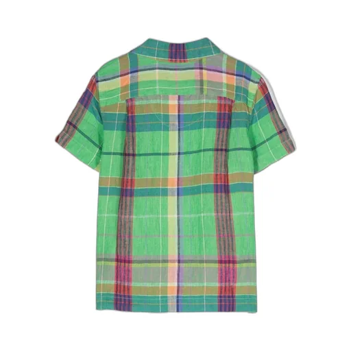 Plaid Short-Sleeved Shirt