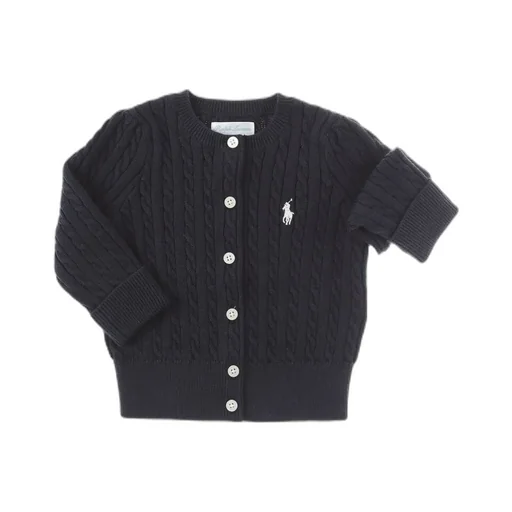 Polo Pony Cable-Knit Cardigan