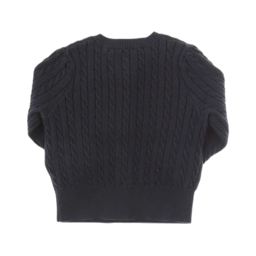Polo Pony Cable-Knit Cardigan