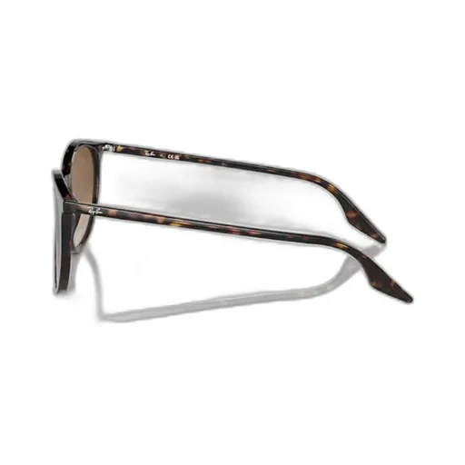 Tortoiseshell-Effect Round-Frame Sunglasses