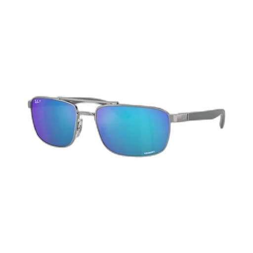 Rb3737Ch Rectangle-Frame Sunglasses