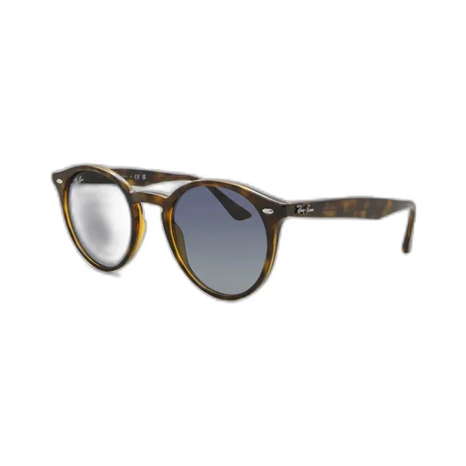 Tortoiseshell Round-Frame Sunglasses