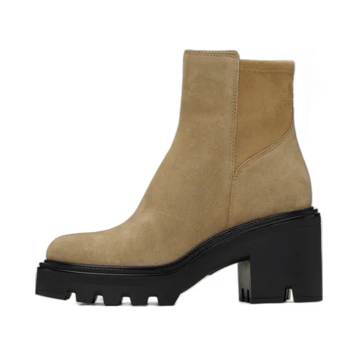 Round Toe Ankle Boots
