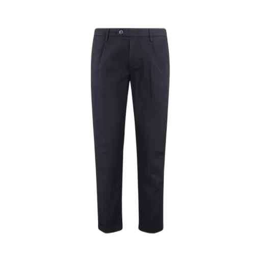 Cotton Straight-Leg Trousers
