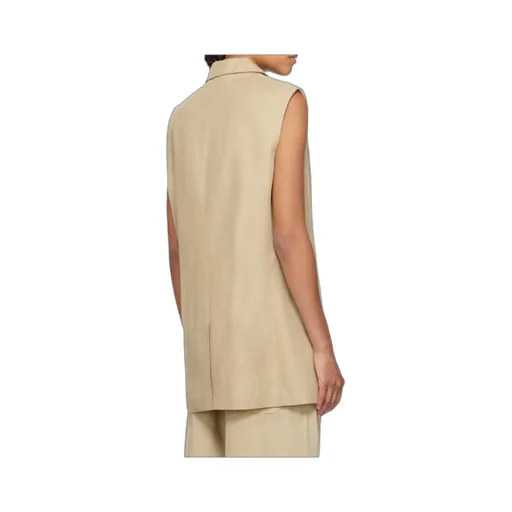 Lapel Sleeveless Vest