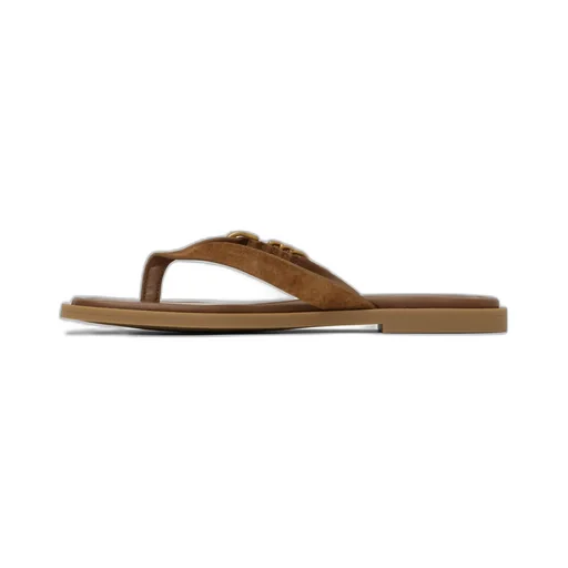 Round Toe Flat Sandals