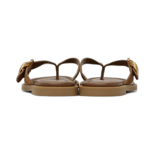 Round Toe Flat Sandals