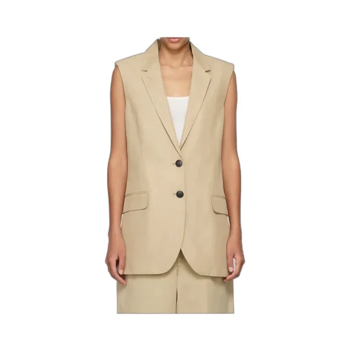 Lapel Sleeveless Vest