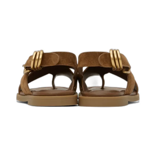 Cross Strap Flat Sandals