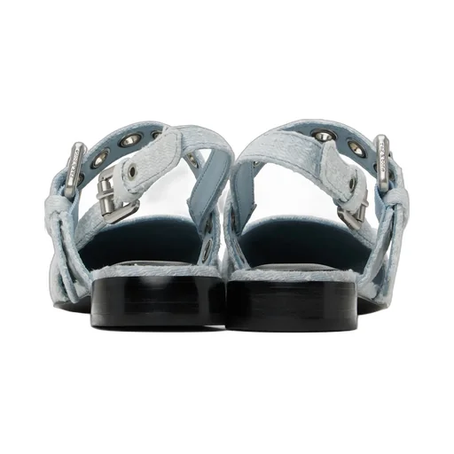 Square Toe Low Heel Sandals