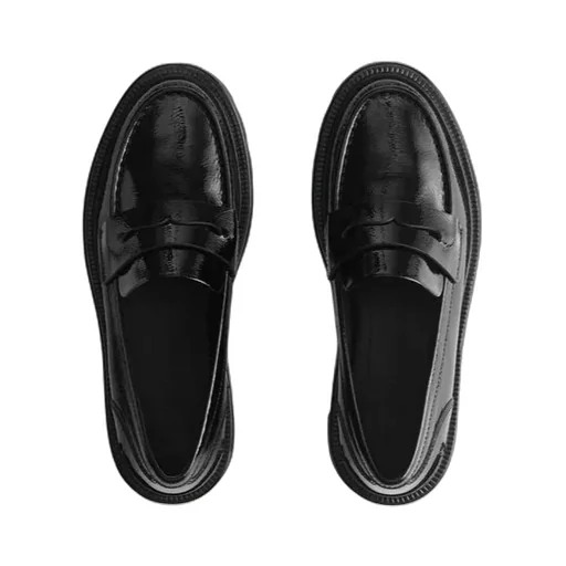 Round Head Loafer Shoes
