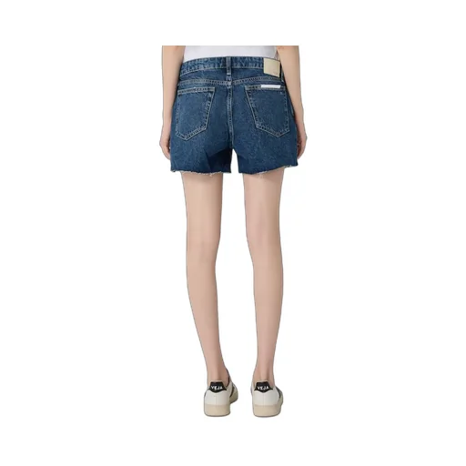 Denim Shorts With Belt Loops