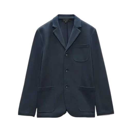 Achilles Italian Cotton-Blend Knit Blazer