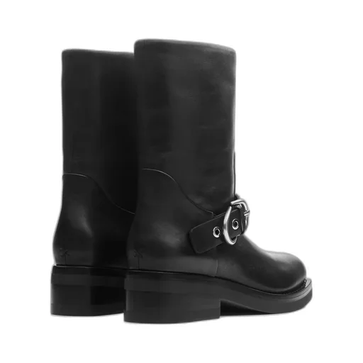 Square-Toed Short Boots