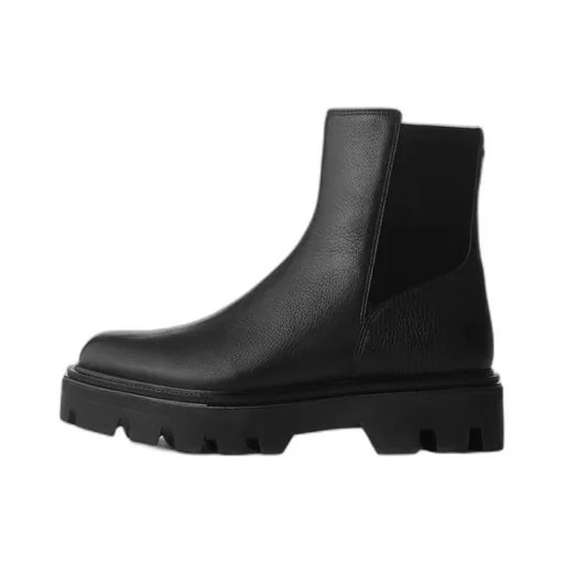 Round-Head Short Boots