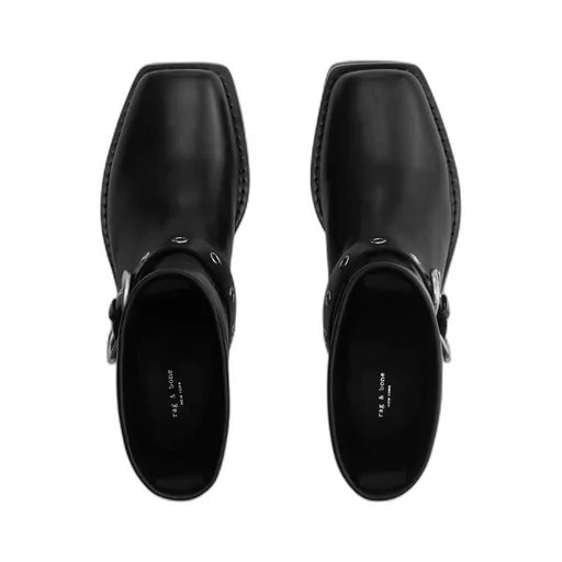 Square-Toed Short Boots