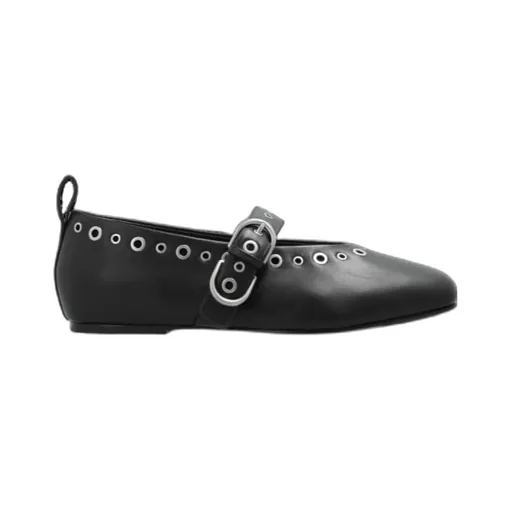 Adjustable Button Ballet Flats
