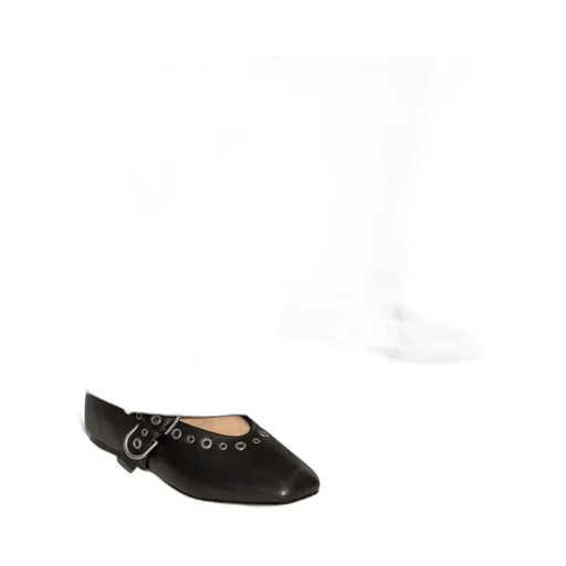 Adjustable Button Ballet Flats
