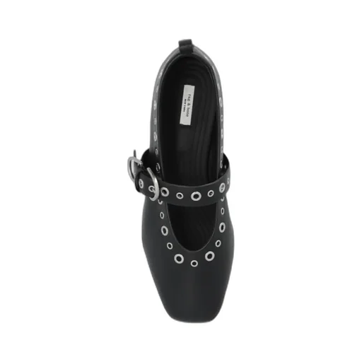 Adjustable Button Ballet Flats