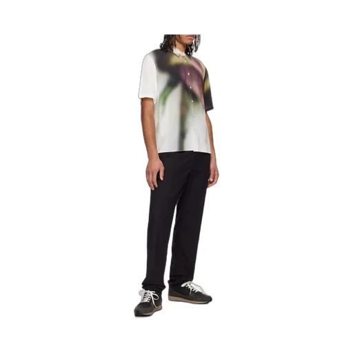 Dalton Rose-Print Shirt