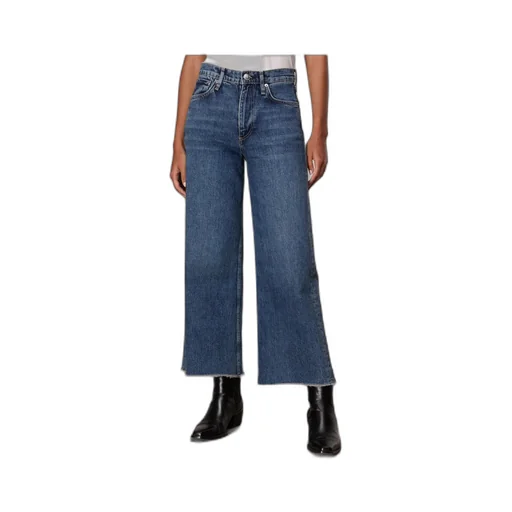 Logo-Patch Cropped Jeans