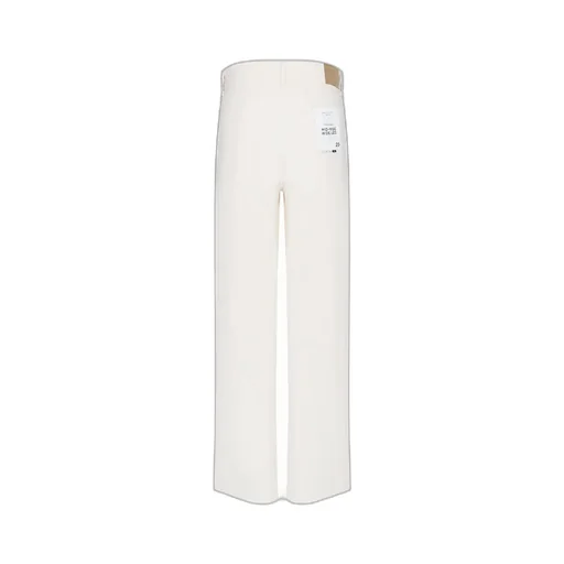 Mid-Waist Wide-Leg Denim Pants