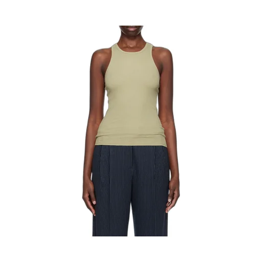 Rib Round-Neck Vest