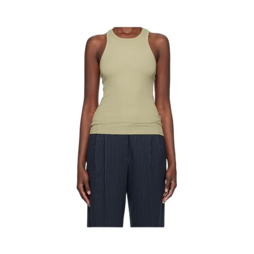 Rib Round-Neck Vest