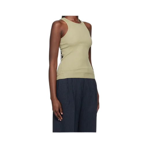 Rib Round-Neck Vest