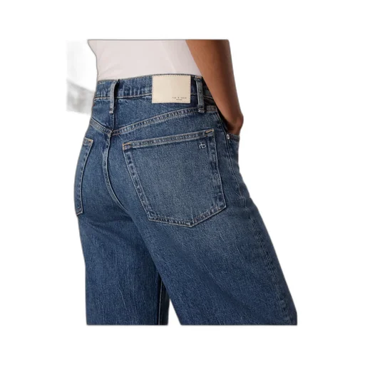Logo-Patch Cropped Jeans