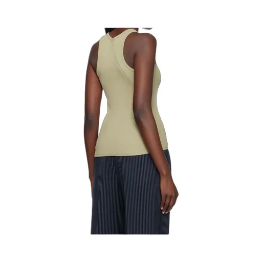 Rib Round-Neck Vest