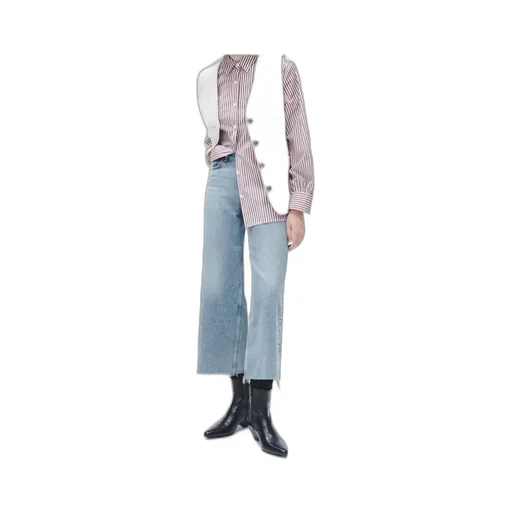 Cropped Wide-Leg Jeans