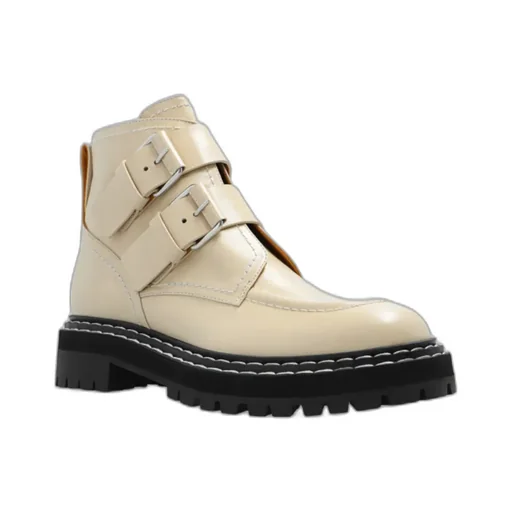Lug-Sole Ankle Boots