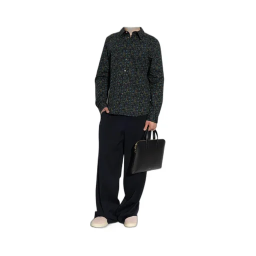 Colorful Printed Long-Sleeved Shirt