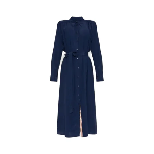 Tie-Waisted Shirt Dress