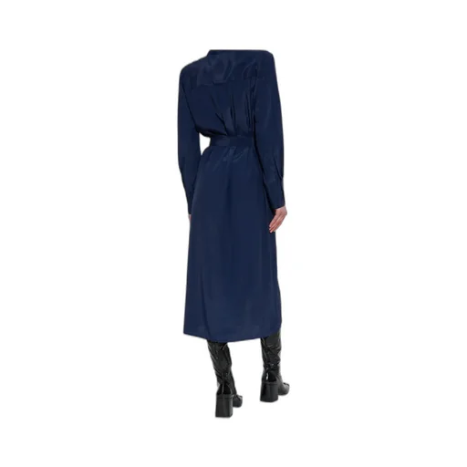 Tie-Waisted Shirt Dress