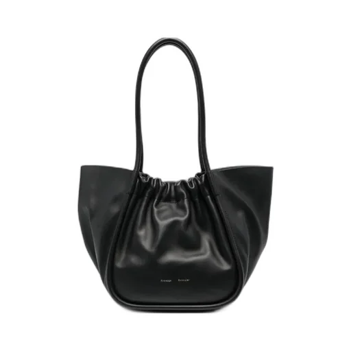Large Ruched Tote Bag
