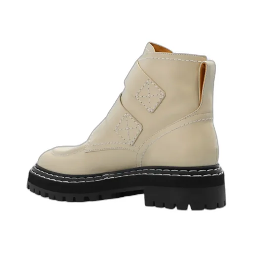 Lug-Sole Ankle Boots
