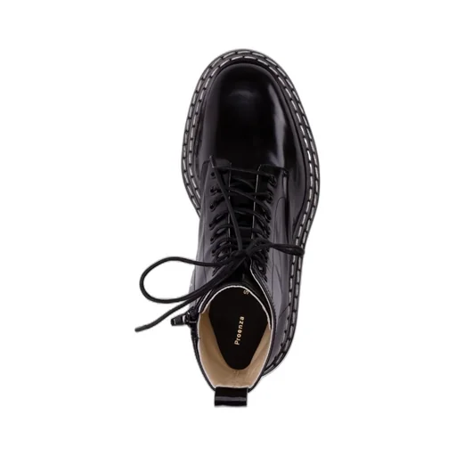 Round-Toe Lace-Up Boots