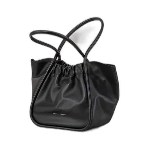 Large Ruched Tote Bag