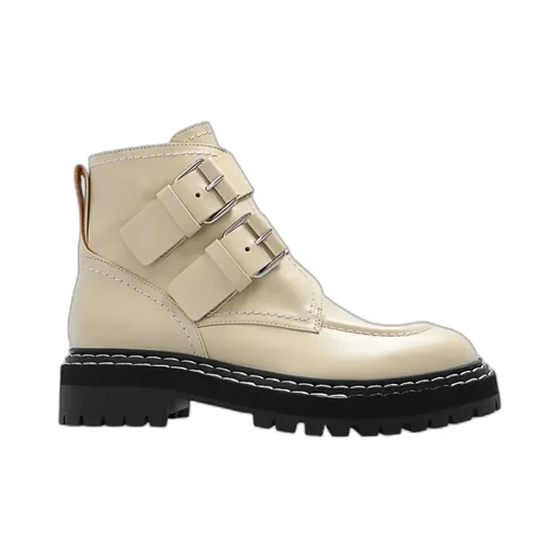 Lug-Sole Ankle Boots