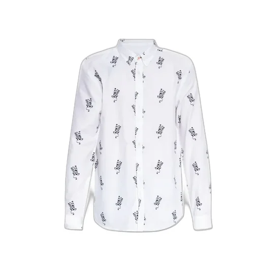 Animal Motif Long-Sleeved Shirt
