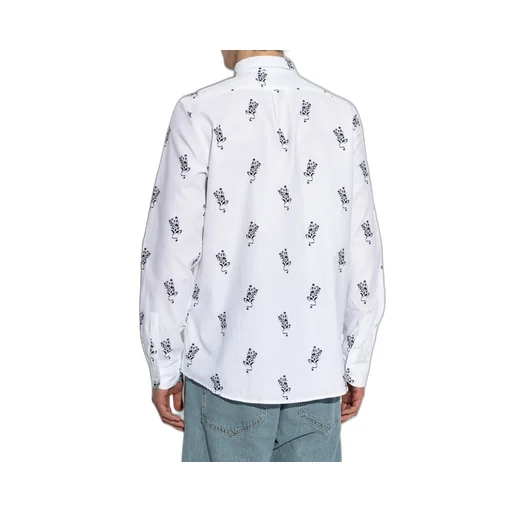 Animal Motif Long-Sleeved Shirt