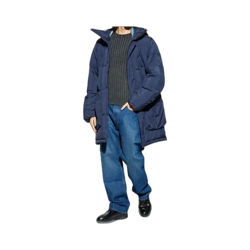 Logo Patch Hooded Jacket