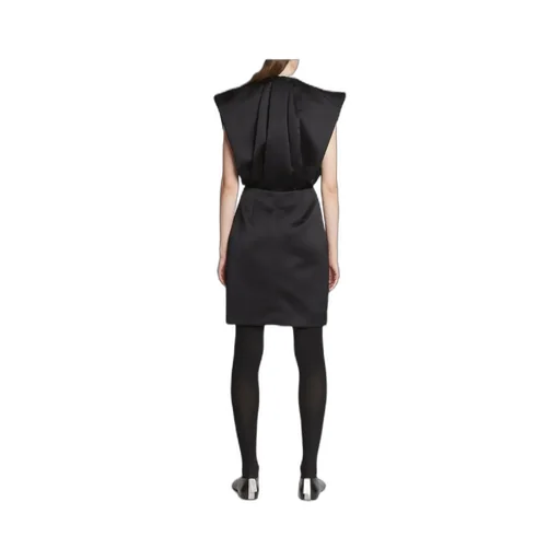 Ruched Crewneck Mini Dress