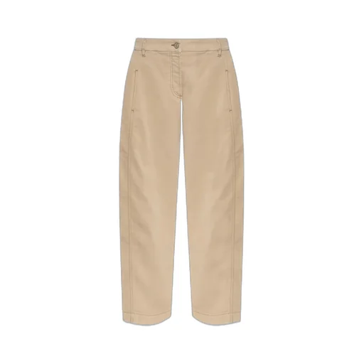 Mid-Rise Loose Fit Trousers