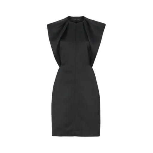 Ruched Crewneck Mini Dress