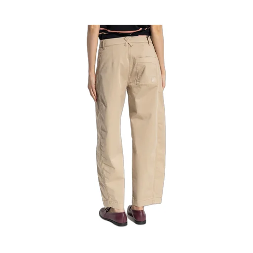 Mid-Rise Loose Fit Trousers