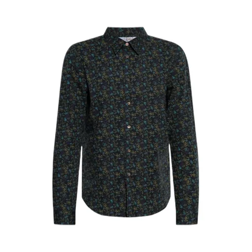 Colorful Printed Long-Sleeved Shirt