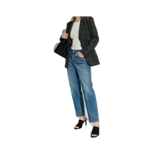 Plaid Patterned Blazer